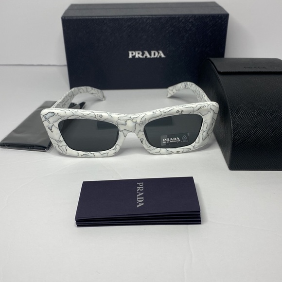 💯 - New - Prada Eyewear Symbole rectangular-frame sunglasses - Picture 5 of 17
